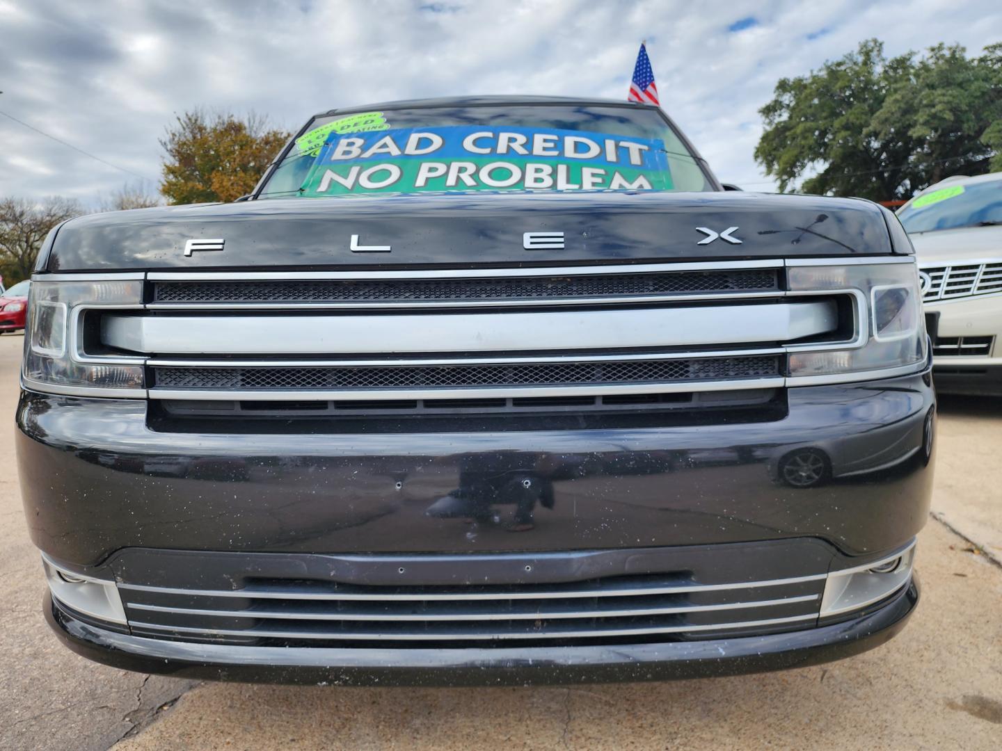 2014 BLACK Ford Flex Limited (2FMGK5D8XEB) with an 3.5L V6 DOHC 24V engine, 6-Speed Automatic Overdrive transmission, located at 2660 S.Garland Avenue, Garland, TX, 75041, (469) 298-3118, 32.885551, -96.655602 - Photo#9